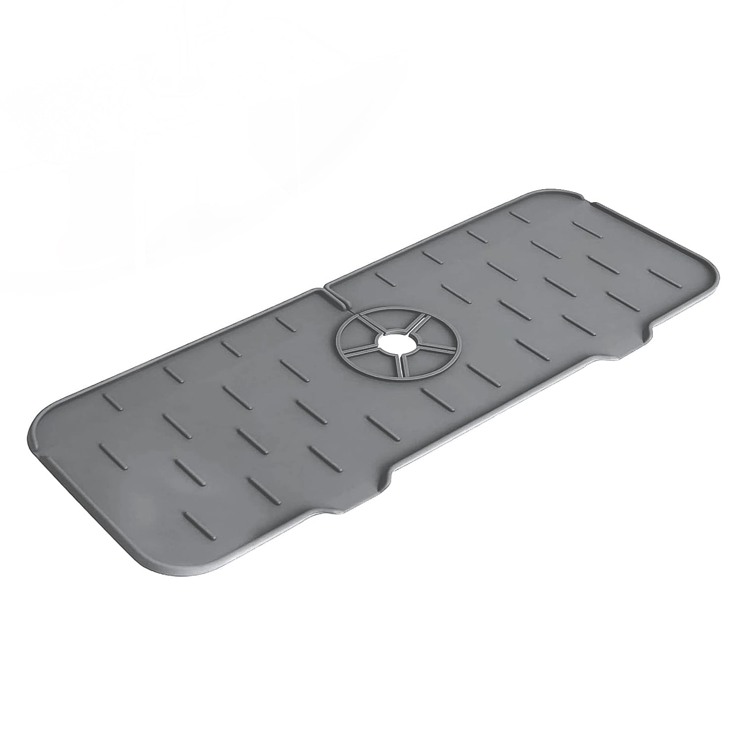 Silicone Sink Faucet Pad / Mat (1 Pc / 33x12 Cm) Silicone Sink Faucet Pad / Mat (1 Pc / 33x12 Cm)